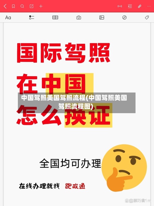 中国驾照美国驾照流程(中国驾照美国驾照流程图)-第1张图片