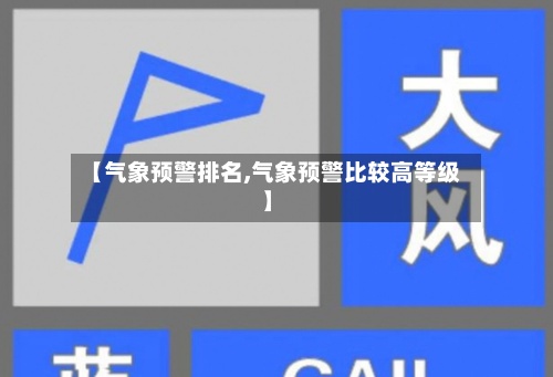 【气象预警排名,气象预警比较高等级】-第2张图片