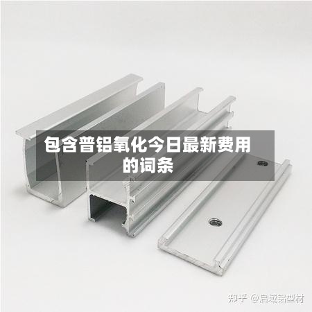 包含普铝氧化今日最新费用
的词条-第2张图片