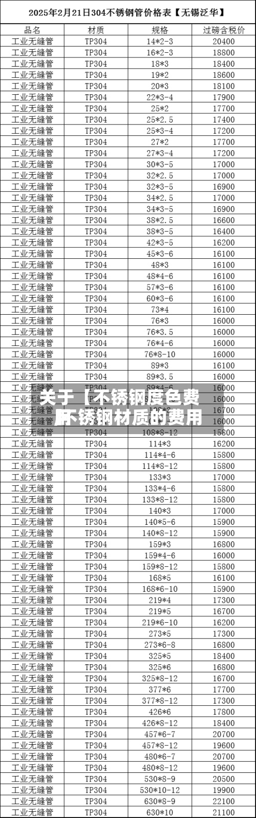 关于【不锈钢度色费用,不锈钢材质的费用】