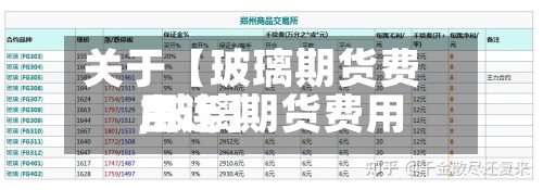 关于【玻璃期货费用,玻璃期货费用主连】-第2张图片
