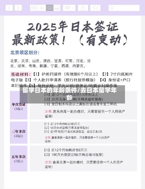 留学日本的年龄条件/去日本留学年龄-第3张图片