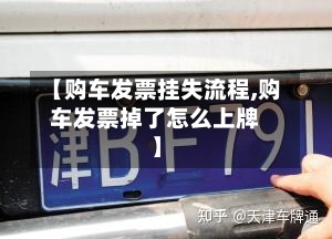 【购车发票挂失流程,购车发票掉了怎么上牌】