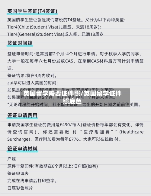英国留学需要证件照/英国留学证件照底色-第3张图片