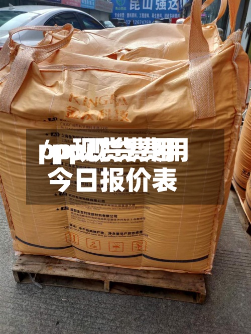 pp现货费用/pp现货费用今日报价表