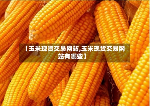 【玉米现货交易网站,玉米现货交易网站有哪些】-第2张图片