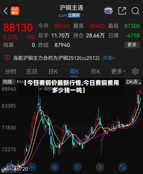 【今日费铜价最新行情,今日费铜费用多少钱一吨】