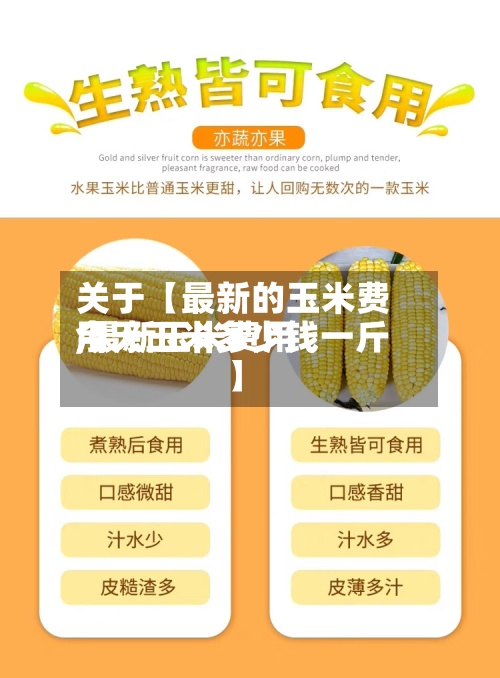 关于【最新的玉米费用,最新玉米费用今天玉米多少钱一斤】-第2张图片