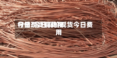 今日现货铜费用行情/今日铜价现货今日费用
