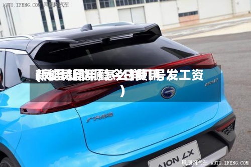 新能凤凰甲醇今日费用(凤凰新能源怎么样几号发工资)-第2张图片