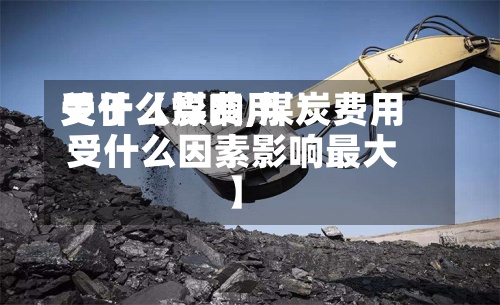 关于【煤费用受什么影响,煤炭费用受什么因素影响最大】