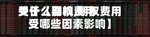 关于【期权费用受什么影响,期权费用受哪些因素影响】-第2张图片