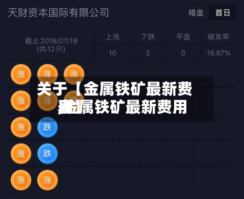 关于【金属铁矿最新费用,金属铁矿最新费用表】-第3张图片