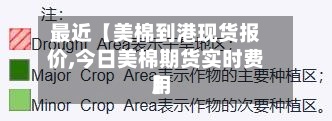 最近【美棉到港现货报价,今日美棉期货实时费用】