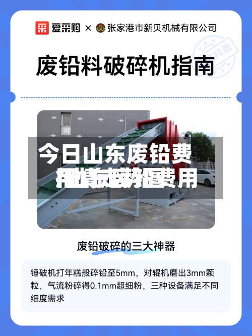 今日山东废铅费用/山东废铅费用行情走势图-第2张图片