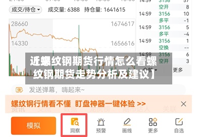 近来【螺纹钢期货行情怎么看螺纹钢期货走势分析及建议】