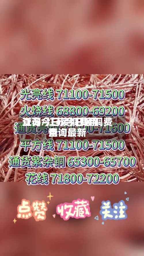 江苏今日废铜费用查询/江苏今日废铜费用查询最新