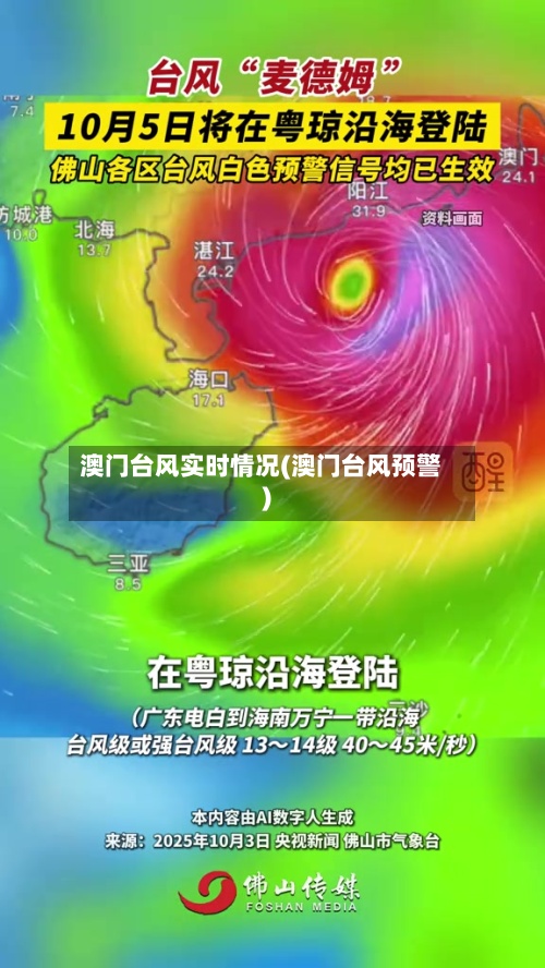澳门台风实时情况(澳门台风预警)-第2张图片