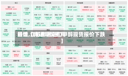 最近【南通甲醇费用行情,江苏南通进口甲醇现货报价下跌】-第2张图片