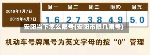 安阳当下怎么限号(安阳市限几限号)-第3张图片