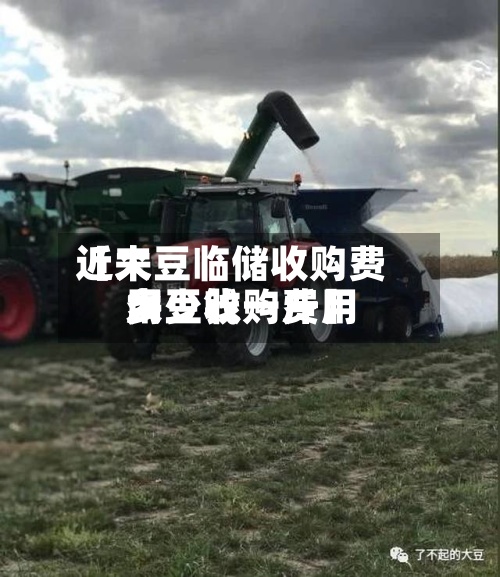 近来【大豆临储收购费用大豆收购费用多少钱一斤】-第2张图片