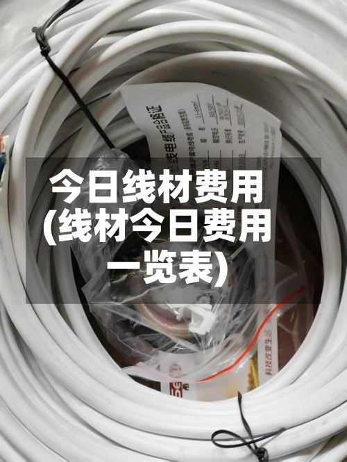 今日线材费用(线材今日费用一览表)-第2张图片