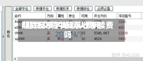 期货反手下单默认费用
/期货交易中反手收手续费吗-第3张图片