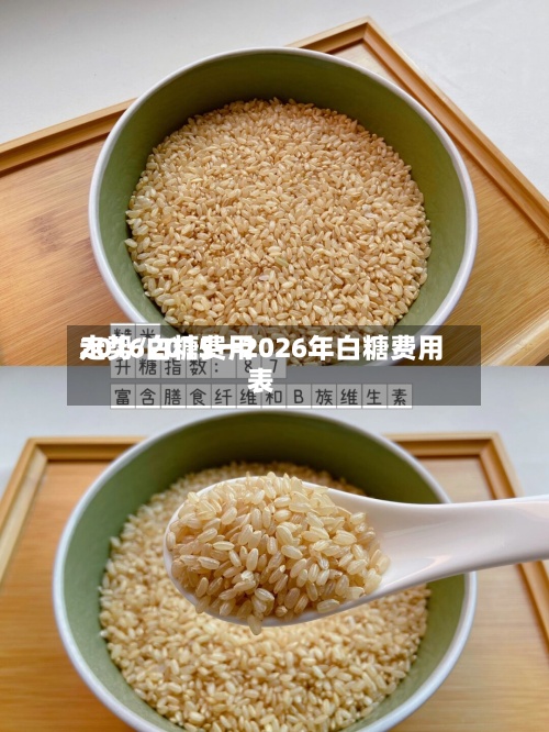 2016白糖费用走势/2015一2026年白糖费用表